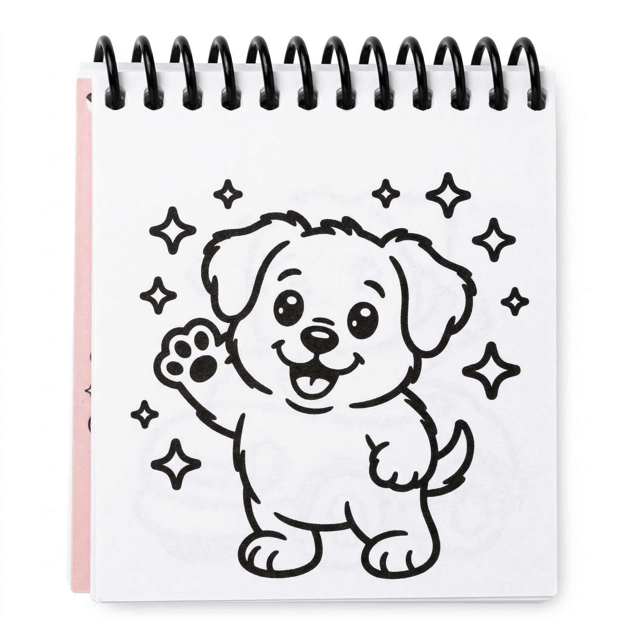 Tiny Puppies – Mini Coloring Book (Travel Size) - Image 3
