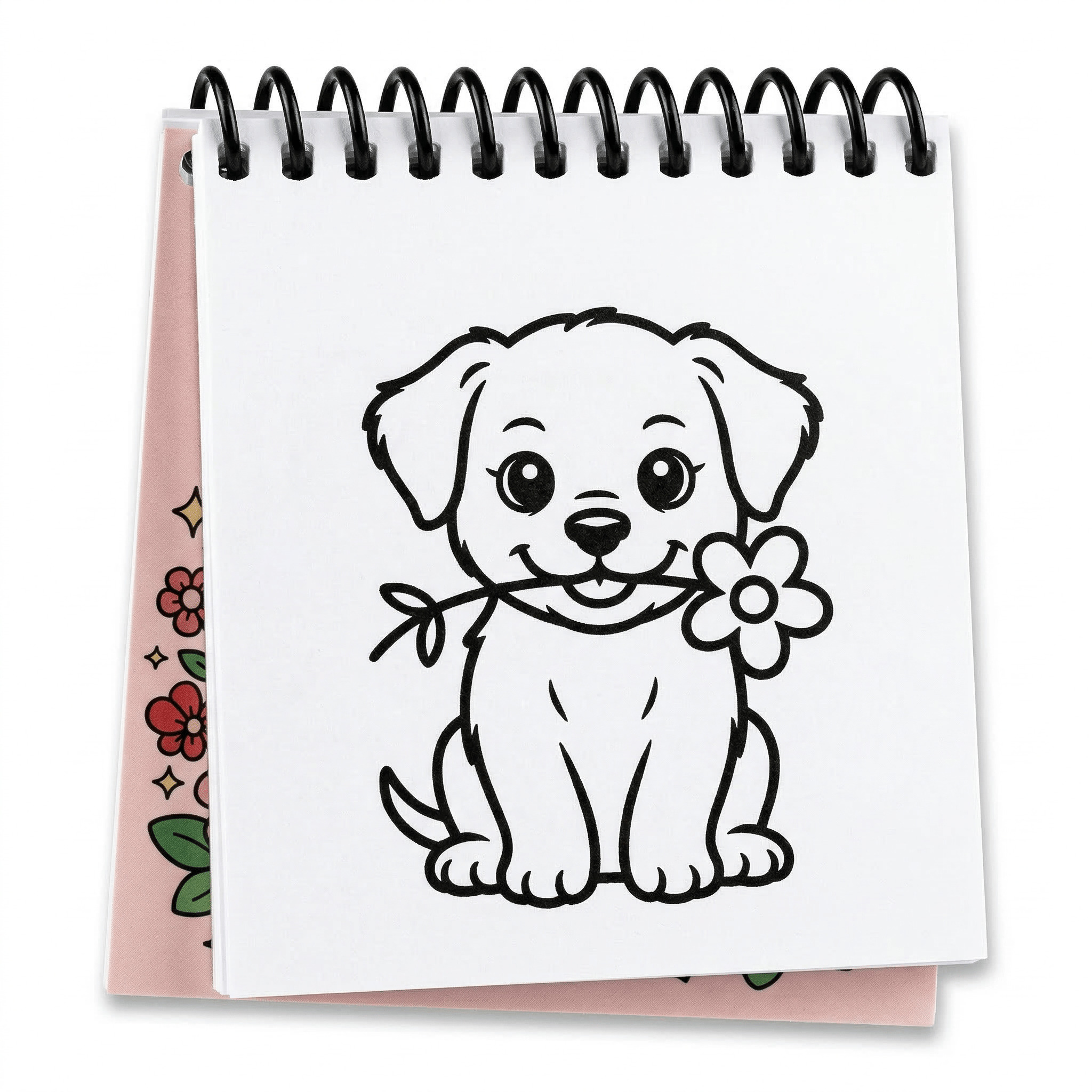 Tiny Puppies – Mini Coloring Book (Travel Size) - Image 2