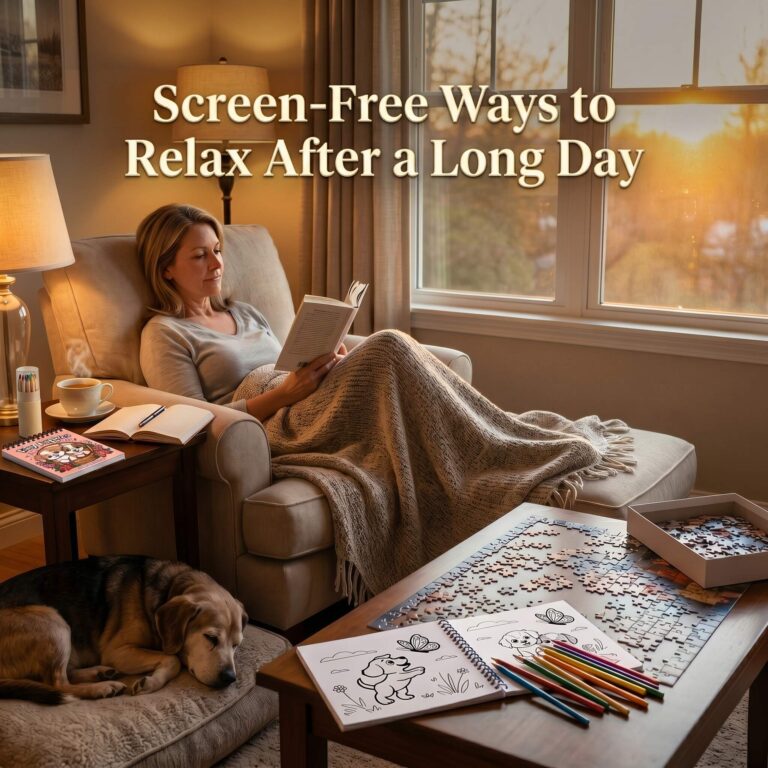 Screen-Free Ways to Relax After a Long Day