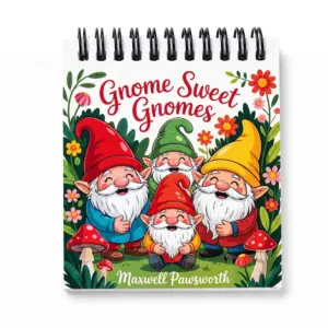 Gnome Sweet Gnomes – Mini Coloring Book (Travel Size)